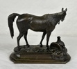 Bronsskulptur, arabisk häst, Ryssland, 1800-talets slut.