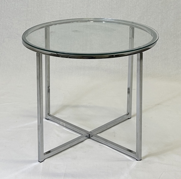 Soffbord, krom/glas, Actona.