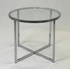Soffbord, krom/glas, Actona.
