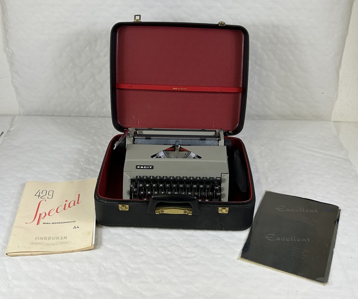 Skrivmaskin, Facit, 1900-talets andra hälft.