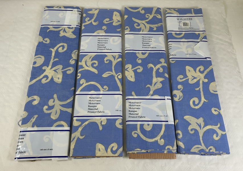 Metervara/Dukar, 4 st, 500 x 140 cm.