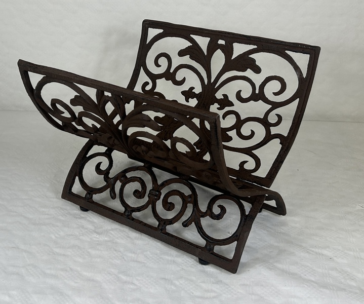 Vedställ, gjutjärn,smidesarbete 1900-tal.