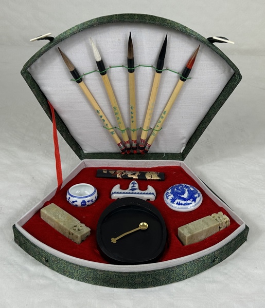 Kalligrafi set, Kina, 1900-tal.
