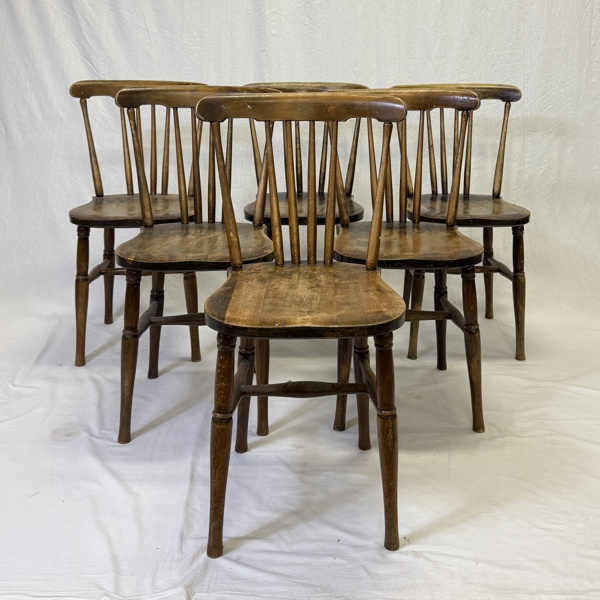 Pinnstolar, 6 st, 1900 talets början.