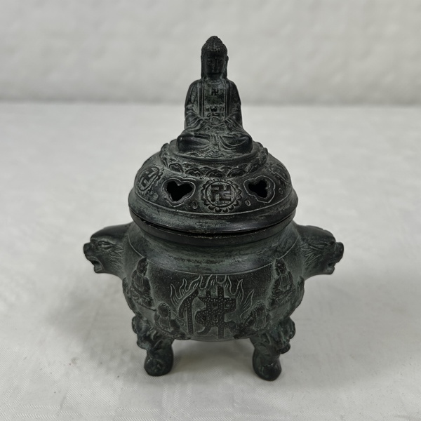 Rökelsekar, brons, Kina.