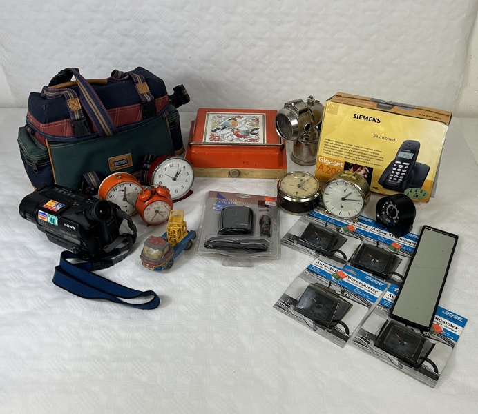 Diverse, bl a Filmkamera Sony.
