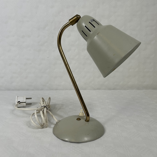 Bordslampa, 1950/60 tal, metall.