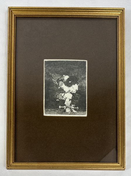 Francisco De Goya, efter. Etsning.