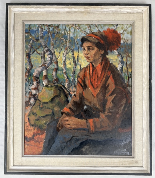 Kurt Nyström. Olja på duk, signerad.