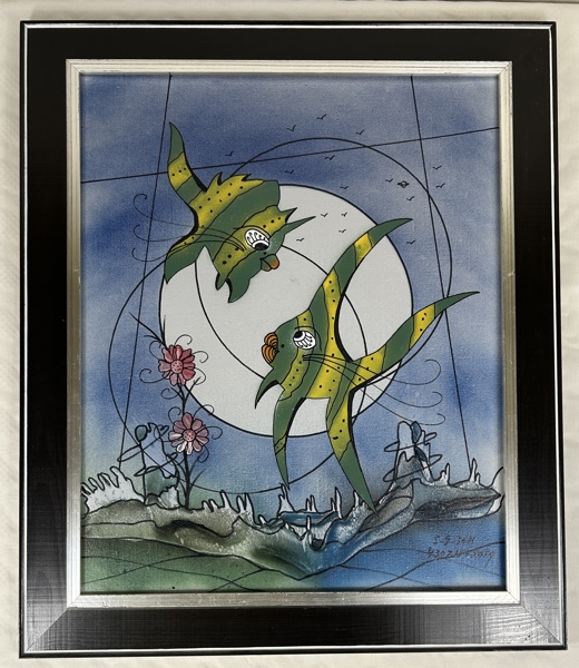 Sven-Göran Svensson. Olja på duk, signerad.