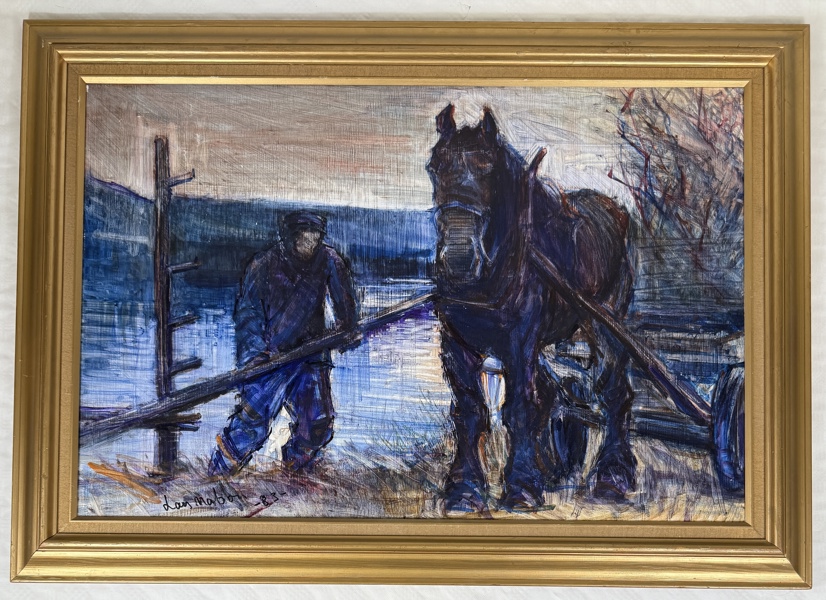 Lars Matson. Olja på duk, signerad och daterad.