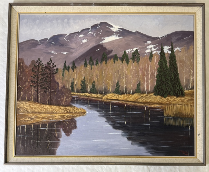 Åke Thorpe. Olja på duk, signerad.