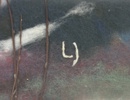 Lisa Johansson. Ulltavla, monogramsignerad LJ.