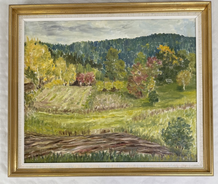 Bengt Sandberg. Olja på duk, signerad och daterad.