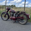 Motorcykel BSA, modell C11, 250 cc, 1954, England.