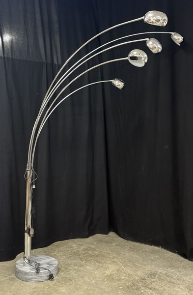 Golvlampa, "Five Fingers", med marmorfot.