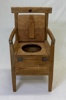 Toalettstol, allmoge, 1800-tal.