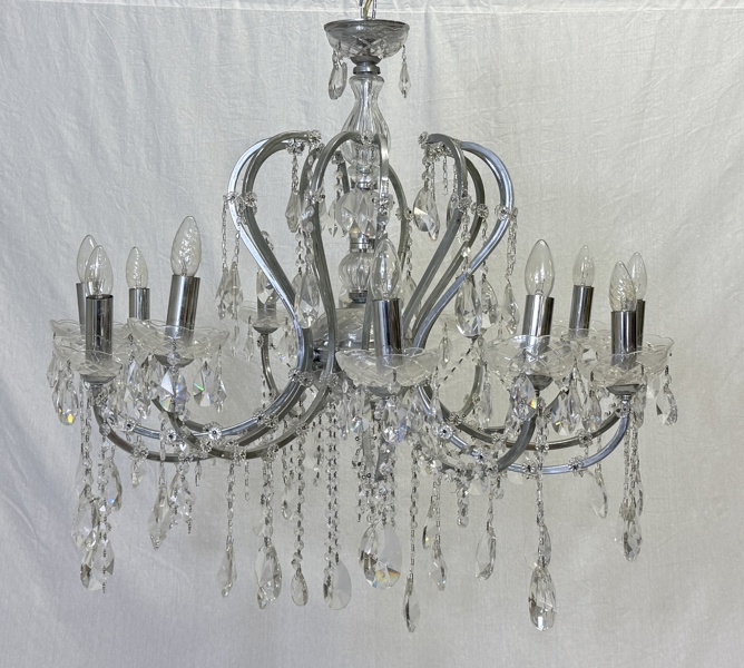 Ljusskrona, 12 ljuspunkter.