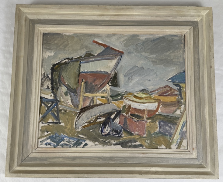 Lars Kemner. Olja på pannå, signerad.