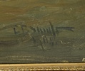 Carl Brandt. Olja på duk, signerad och daterad 1908.