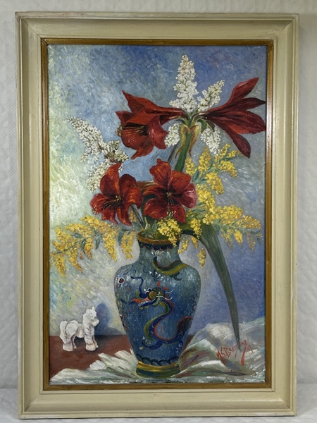 M.S. Bergling. Olja på duk, signerad och daterad 1947.