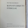 Böcker, 2 st, Ragnar Josephson & Erik Dahlberg.