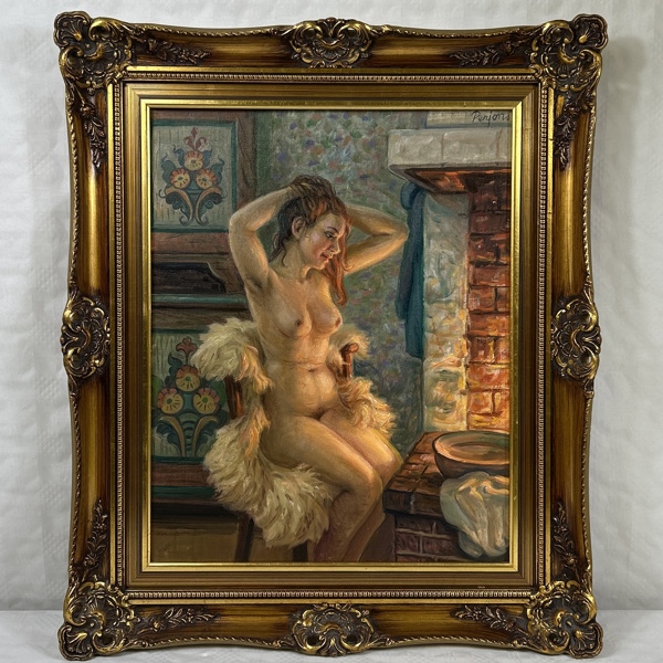 Per Hilding Perjons. Olja på duk, signerad.