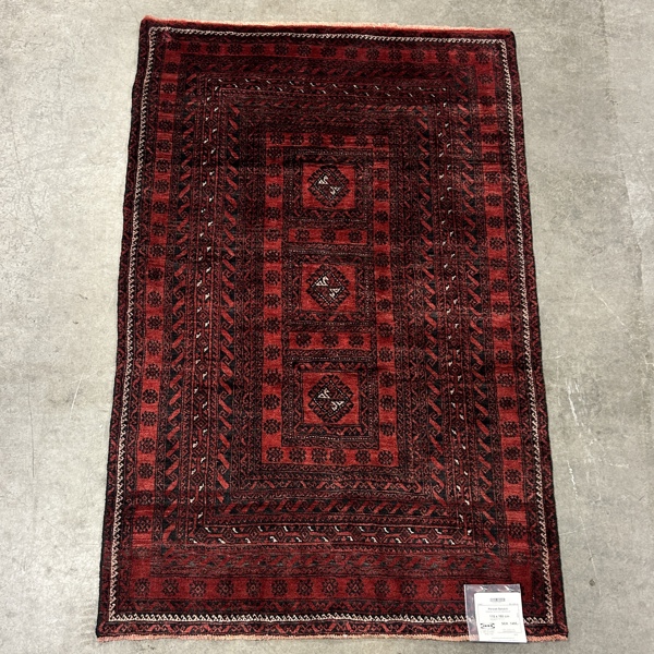 Matta, handknuten, Balutch.