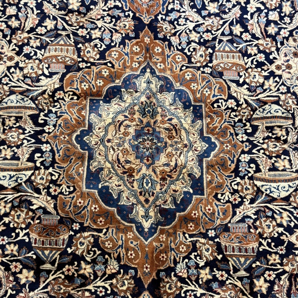 Matta, handknuten, Persisk.