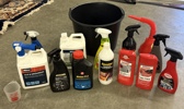 Diverse medel för bil och ogräs m.m.