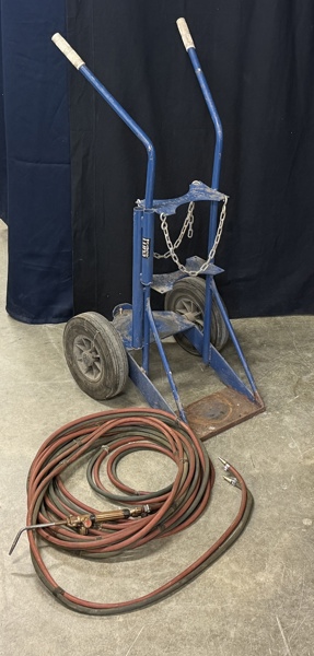 Gasoltubsvagn, Luna, för två gasflaskor.