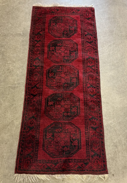 Matta, handknuten, orientalisk.