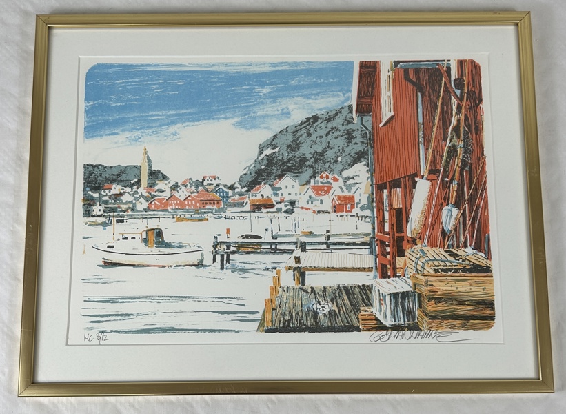 Göran Hahne. Litografi, signerad och numrerad 3/12, Hors Commerce.