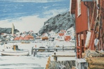 Göran Hahne. Litografi, signerad och numrerad 3/12, Hors Commerce.