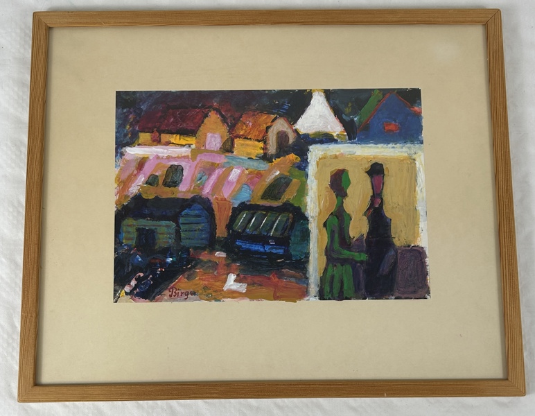 Birger Birger Ericson. Blandteknik, signerad.