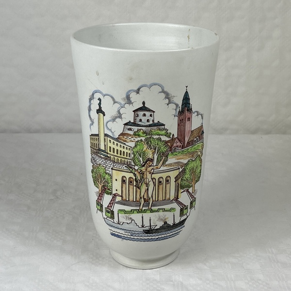 Oskar Dahl. Vas, Rörstrand.