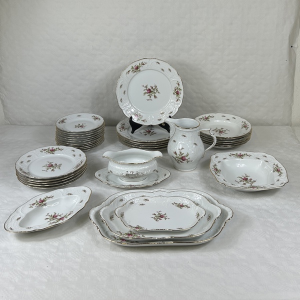 Matservis, 36 delar, porslin, "Sanssouci", Rosenthal, 1900-tal.