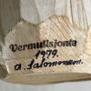 Vermullsjonte, 2 st, A. Salomonsson, 1979.