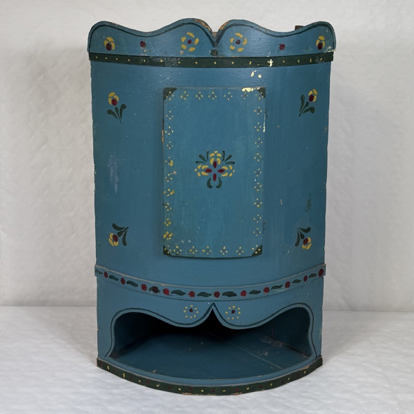 Hänghörnskåp, Allmoge.