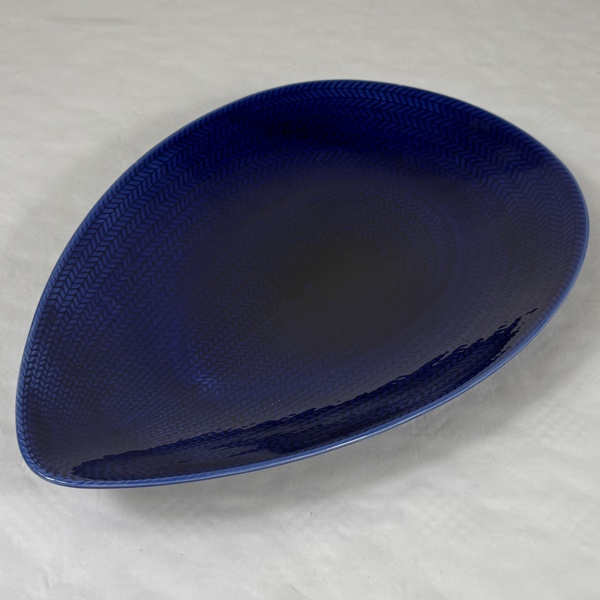 Hertha Bengtsson. Stort Skål/Fat, "Blå eld", Rörstrand.