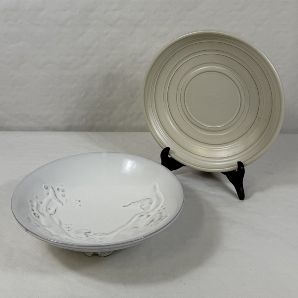 Skålar, 2 st, varav en Mari Simmulson, Upsala Ekeby.