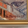David Parsén. Olja på pannå, signerad och daterad 1939.