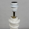 Bordslampa, alabaster, 1900-tal.