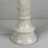 Bordslampa, alabaster, 1900-tal.