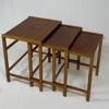 Satsbord, 3 delar, teak, 1960-tal.
