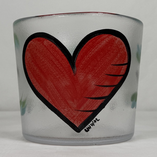 Ulrica Hydman Vallien. Skål, "Hearts", Kosta Boda.