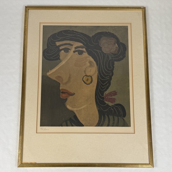 André Derain.Färglitografi 177/300.