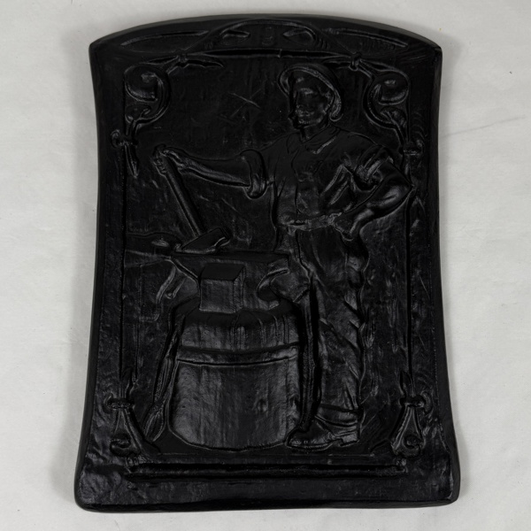 Väggrelief, gjutjärn, Alunda Gjuteri.