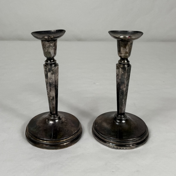 Ljusstakar, ett par, silver 830/1000.