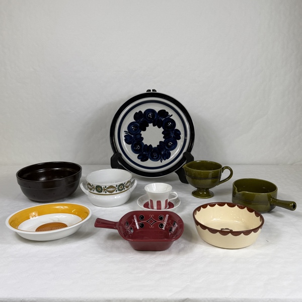 Parti porslin, Rörstrand, Arabia & Gustavsberg.